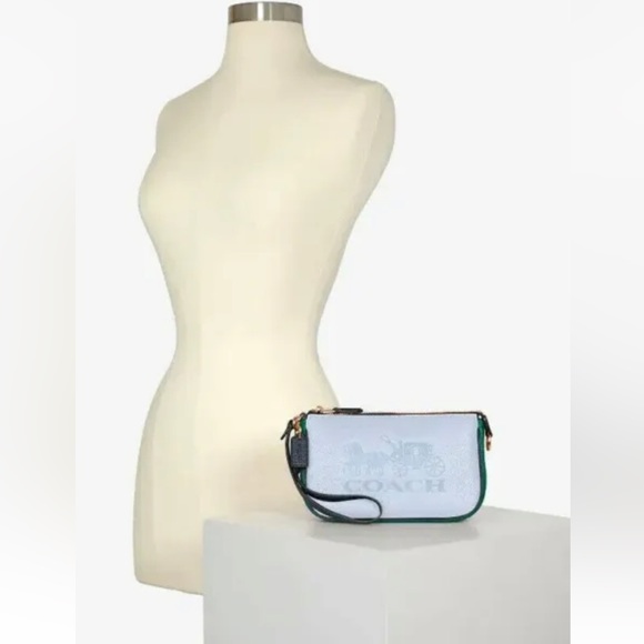 New Coach C5579 Nolita 19 in Colorblock with Horse and Carriage Twilight multi - Picture 4 of 5